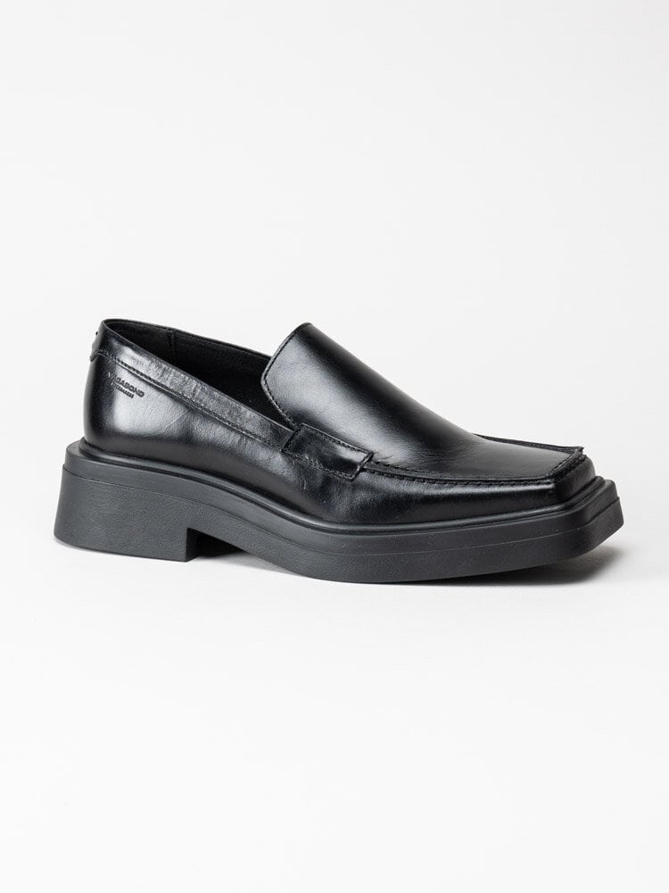 Vagabond - Eyra - Svarta loafers i skinn