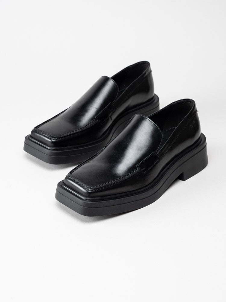 Vagabond - Eyra - Svarta loafers i skinn