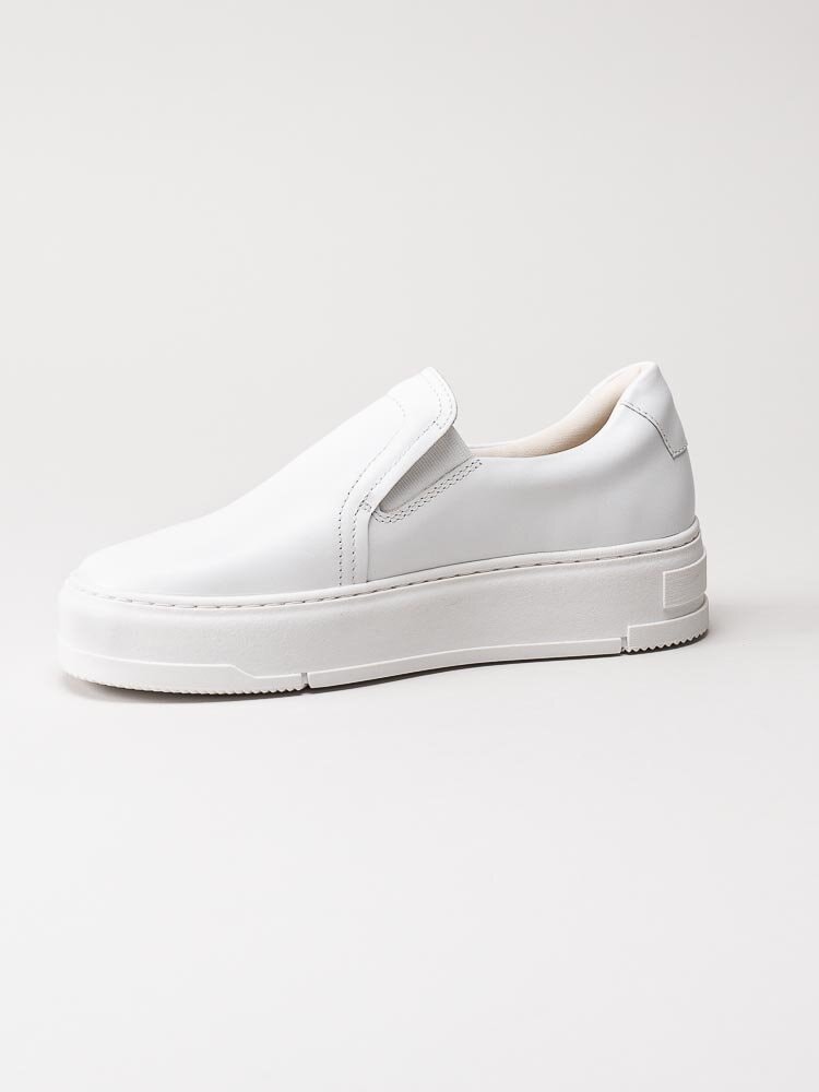 Vagabond - Judy - Vita slip on platåsneakers i skinn