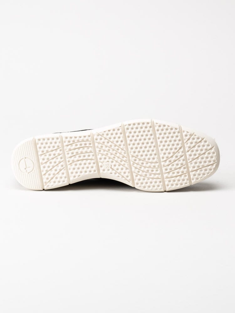 Tamaris - Mörkblå loafers i nubuck