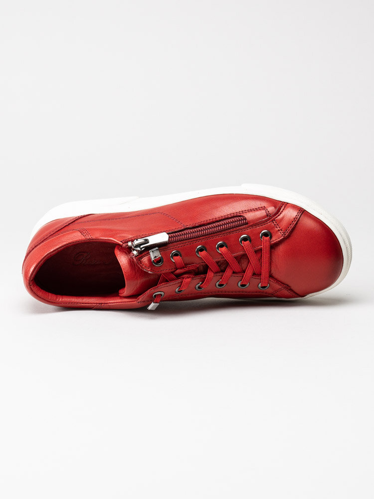 Rosa Negra - Röda sneakers i skinn