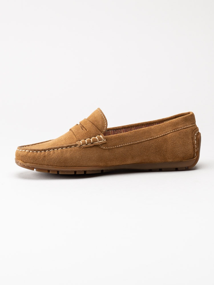 Sioux - Carmona 700 - Ljusbruna loafers i mocka