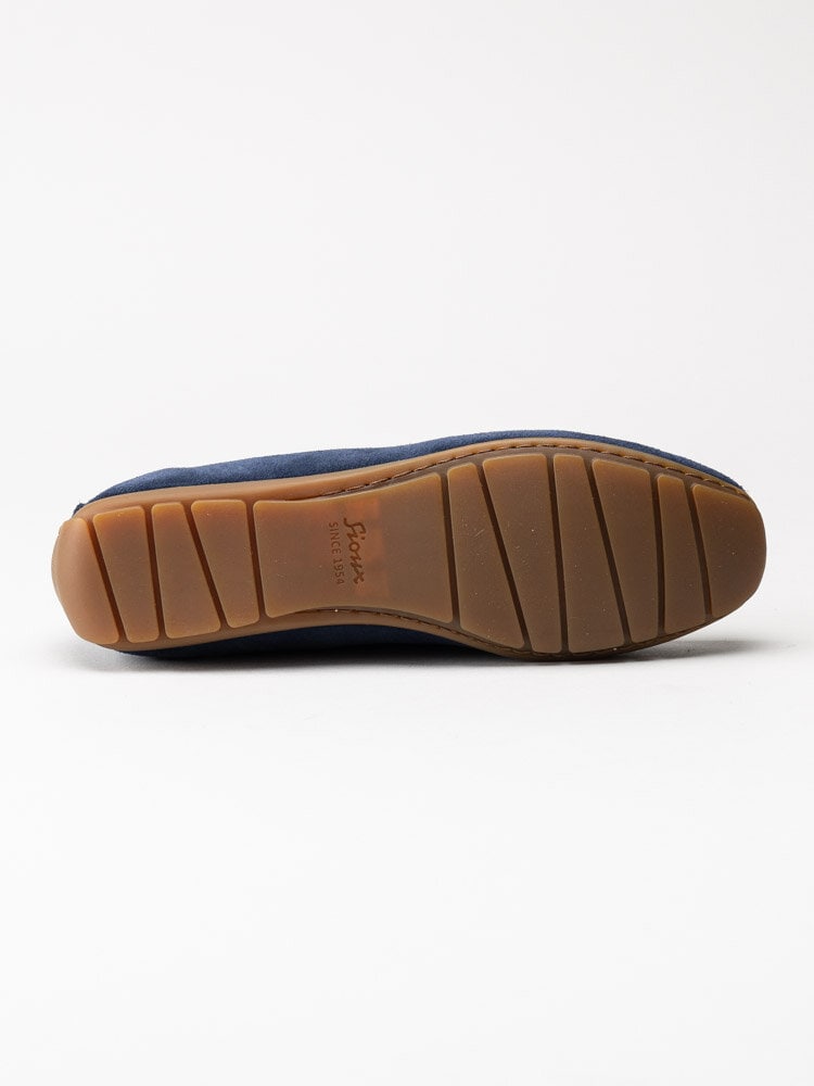 Sioux - Carmona 700 - Blå loafers i mocka
