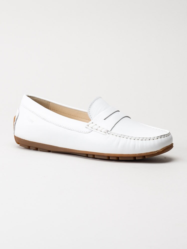 Sioux - Carmona 700 - Vita loafers i skinn