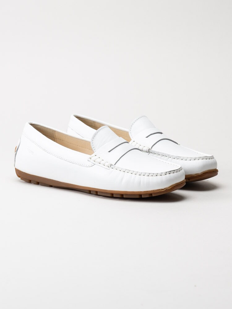 Sioux - Carmona 700 - Vita loafers i skinn