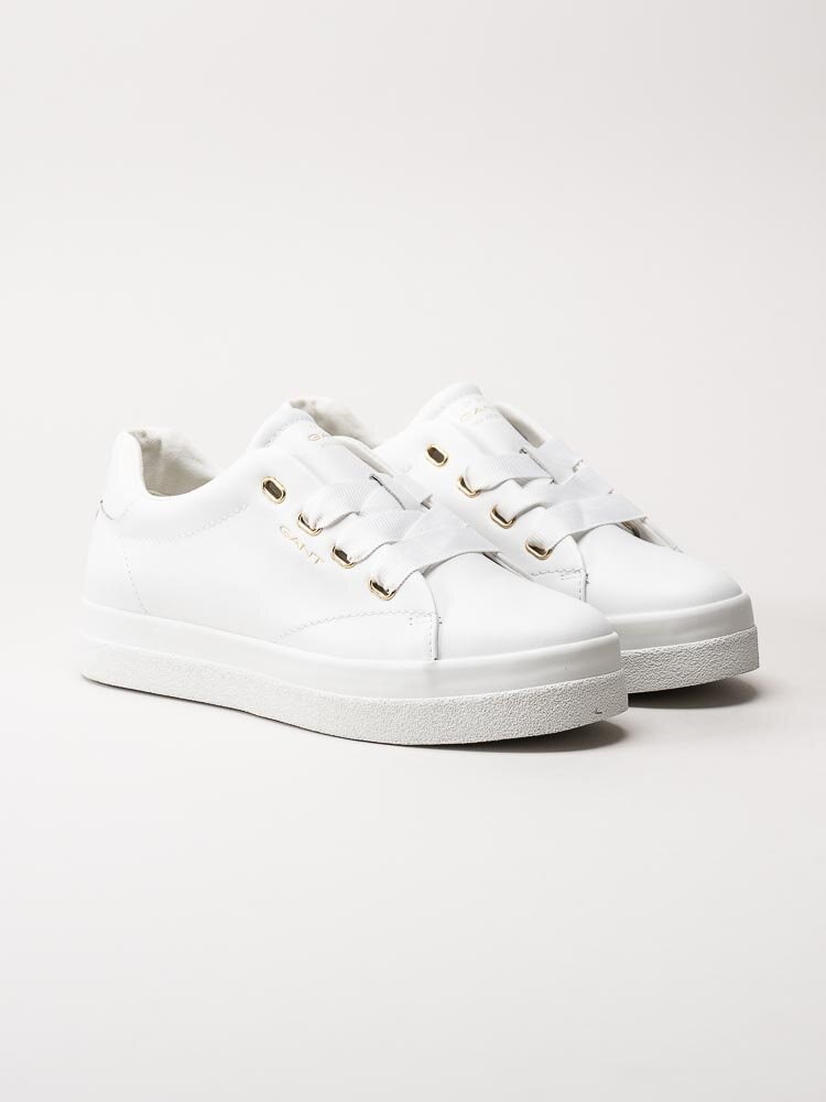 Gant Footwear - Avona - Vita sneakers i skinn