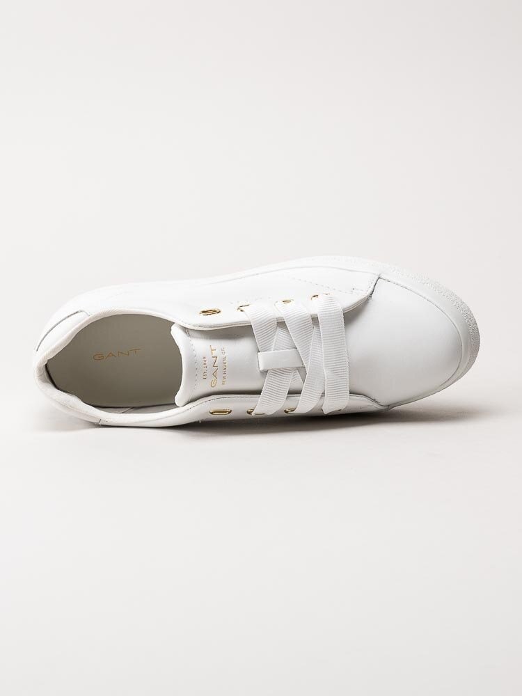 Gant Footwear - Avona - Vita sneakers i skinn