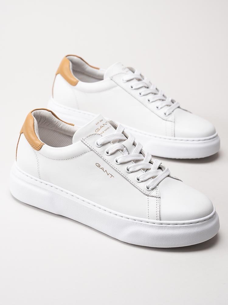 Gant Footwear - Coastride - Vita sneakers i skinn