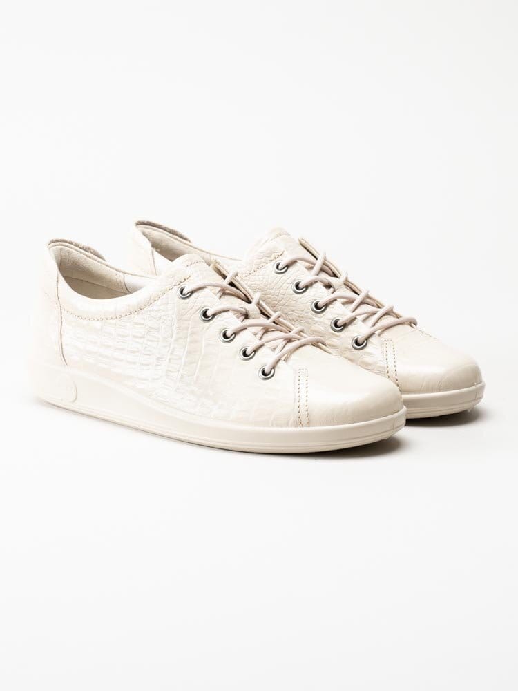 Ecco - Soft 2.0 - Vita sneakers i skinn