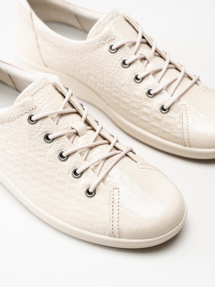 Ecco - Soft 2.0 - Vita sneakers i skinn
