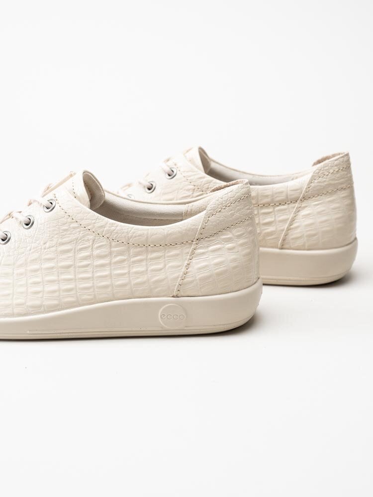 Ecco - Soft 2.0 - Vita sneakers i skinn