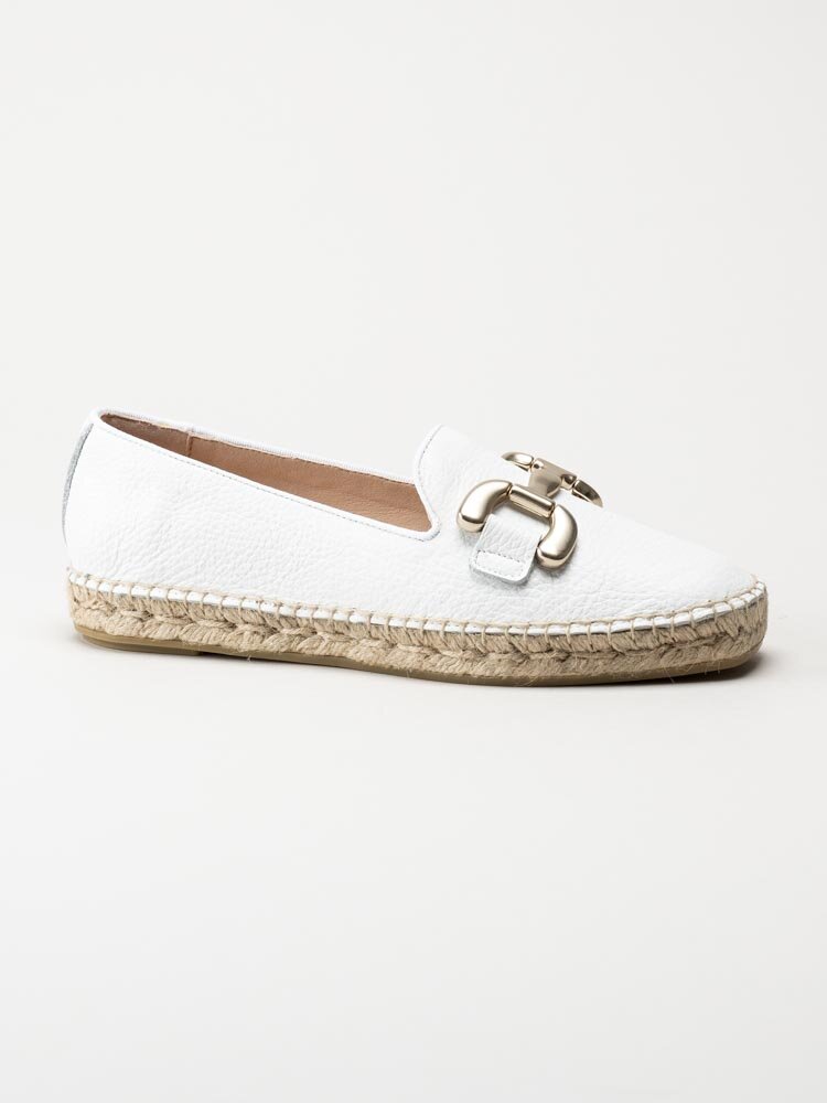 Philip Hog - Denise - Vita espadrillos i skinn