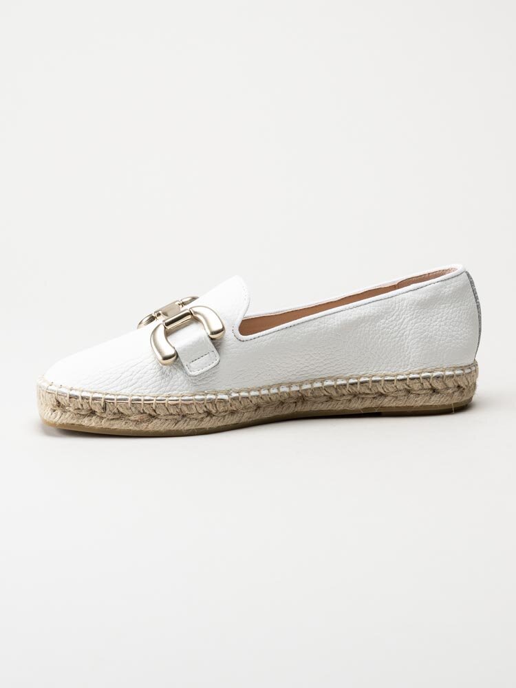 Philip Hog - Denise - Vita espadrillos i skinn