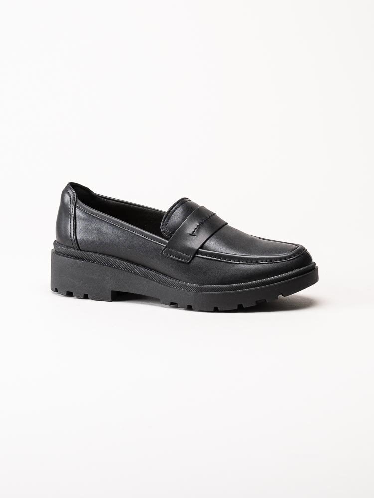 Clarks - Cella Ease - Svarta loafers i skinn