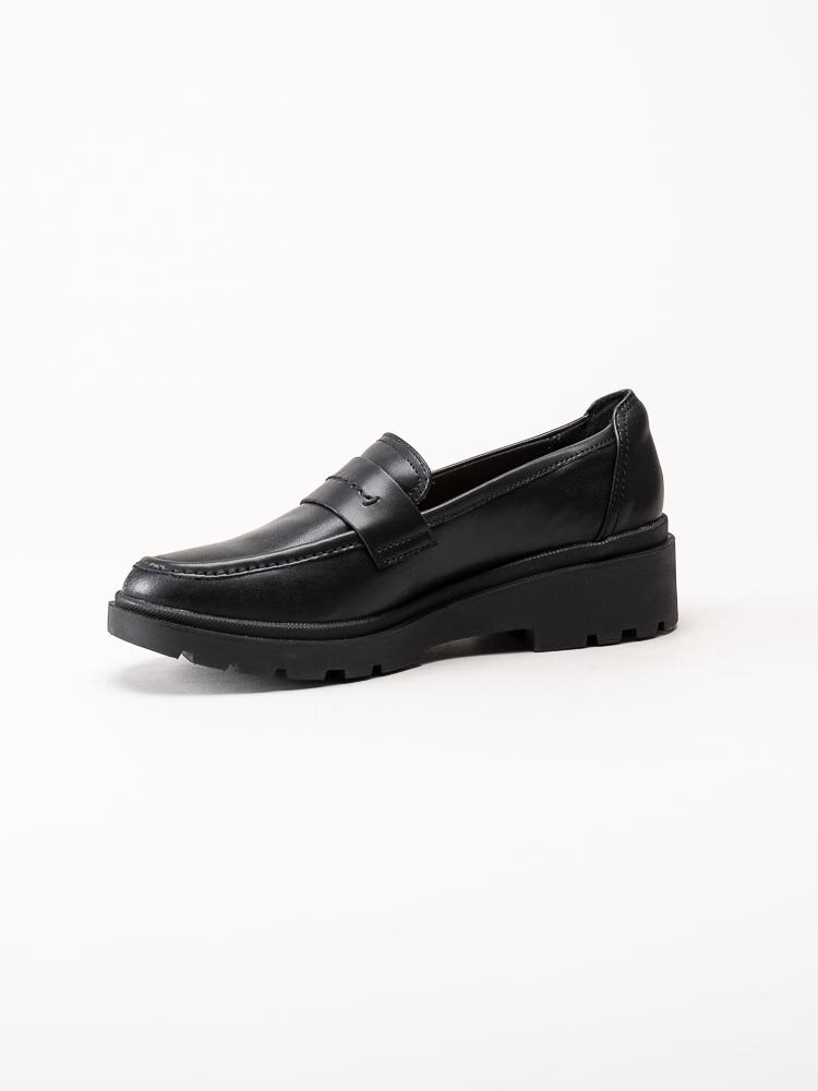 Clarks - Cella Ease - Svarta loafers i skinn