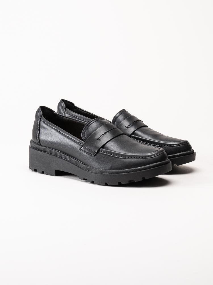 Clarks - Cella Ease - Svarta loafers i skinn