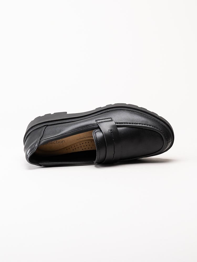 Clarks - Cella Ease - Svarta loafers i skinn