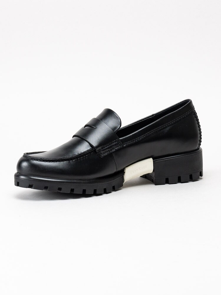 Ecco - Modtray W - Svarta loafers i skinn