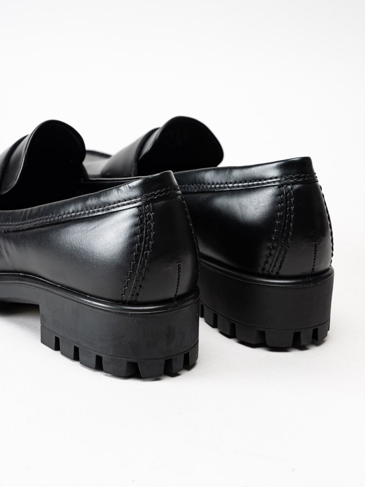 Ecco - Modtray W - Svarta loafers i skinn