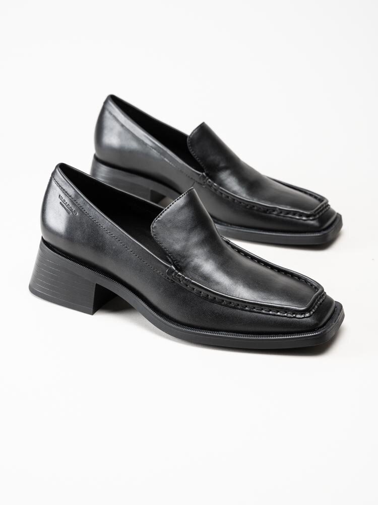 Vagabond - Blanca - Svarta loafers i skinn