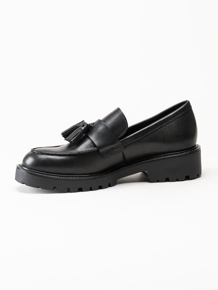 Vagabond - Kenova - Svarta loafers i skinn