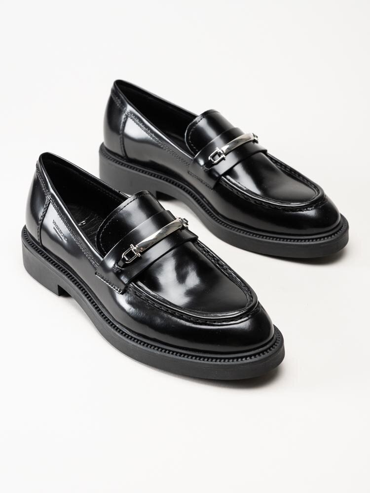 Vagabond - Alex W - Svarta loafers i skinn