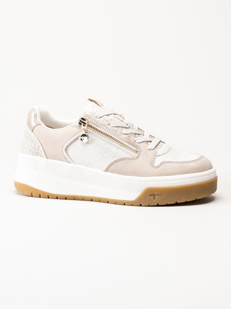 Tamaris - Off white platåsneakers