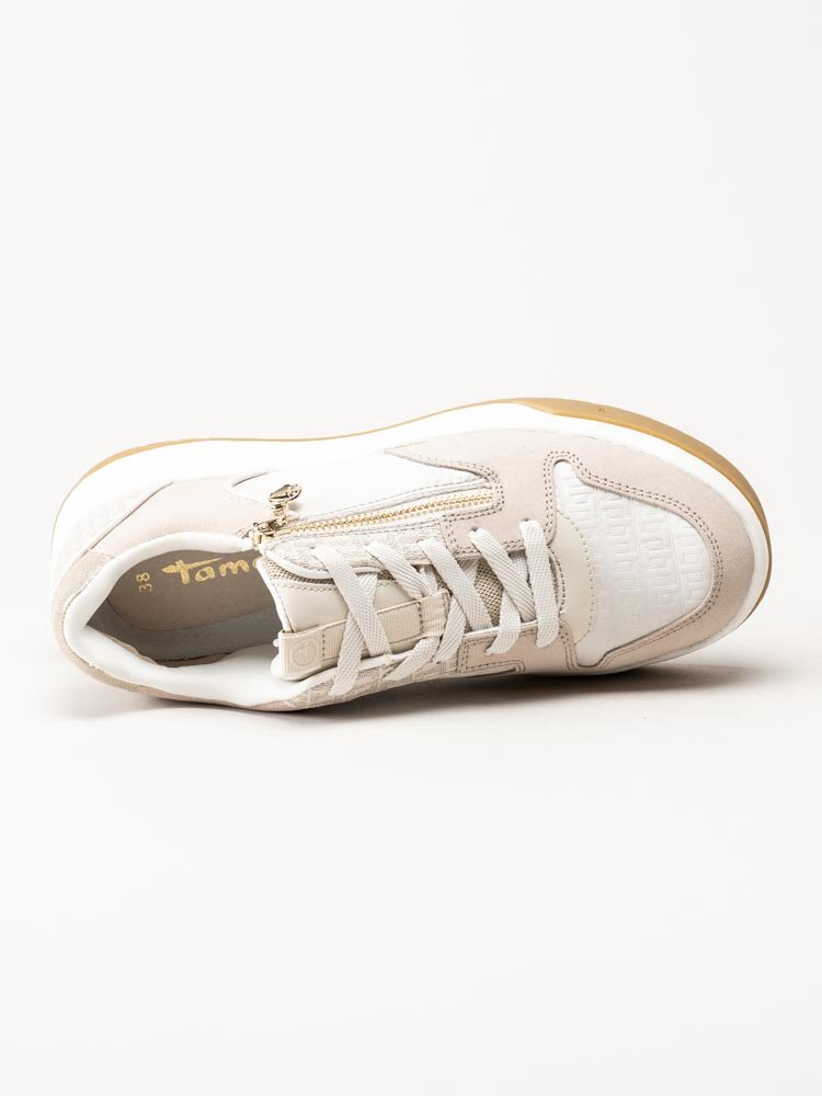 Tamaris - Off white platåsneakers