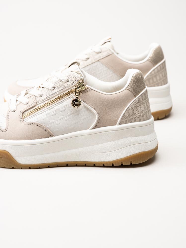 Tamaris - Off white platåsneakers