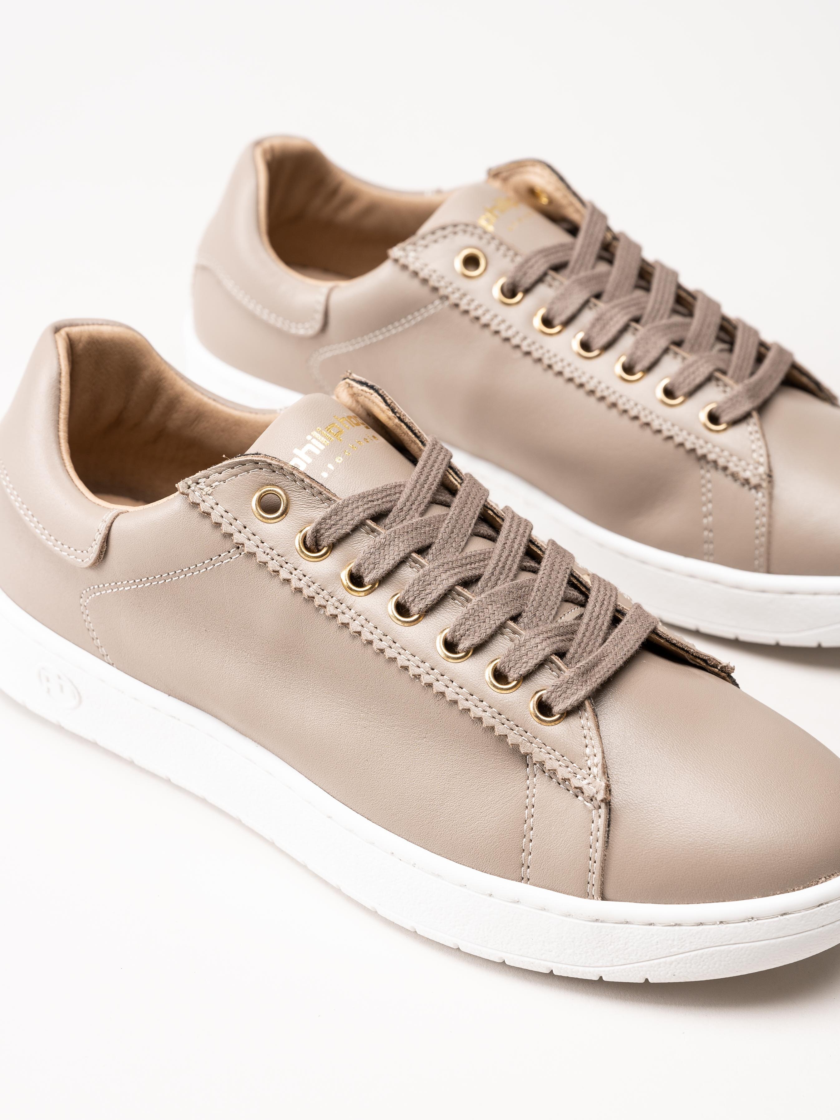 Philip Hog - Sofia - Beige sneakers i skinn