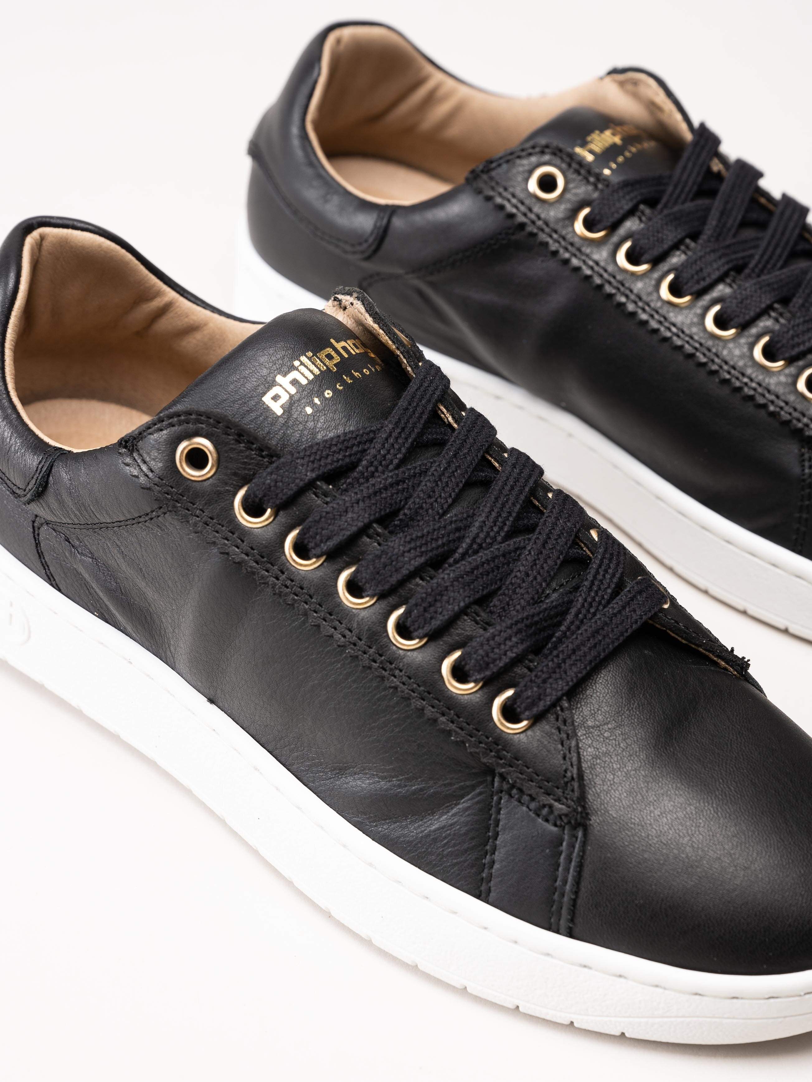 Philip Hog - Sofia - Svarta sneakers i skinn