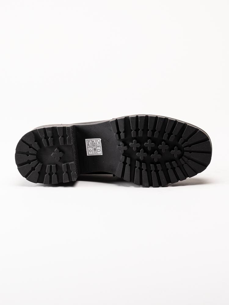 Copenhagen Shoes - Rainbow - Svarta loafers med klossklack