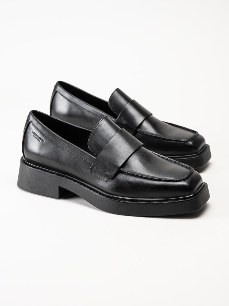 Vagabond - Jillian - Svarta loafers i skinn