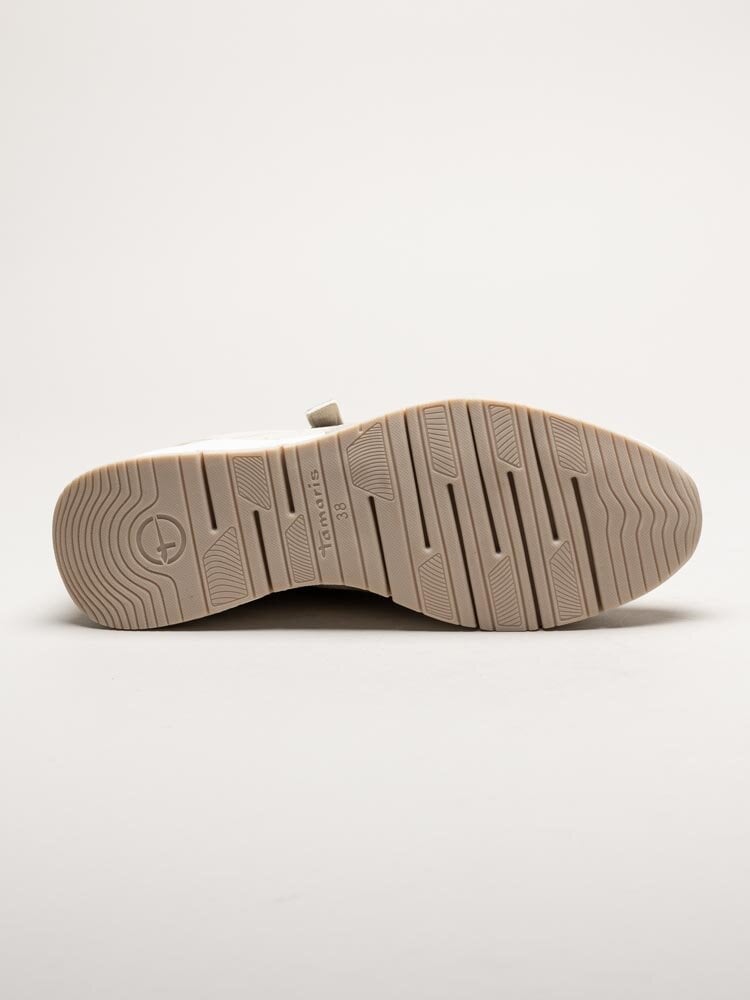 Tamaris - Beige kilklackade sneakers