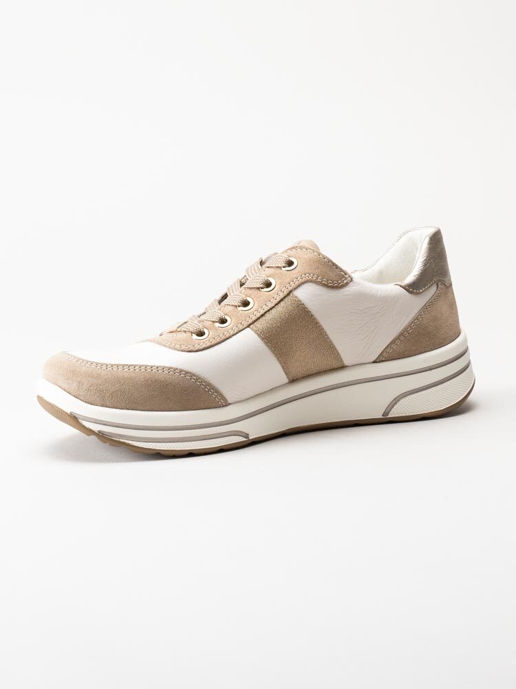 Ara - Sapporo 2.0 - Beige promenadskor i skinn