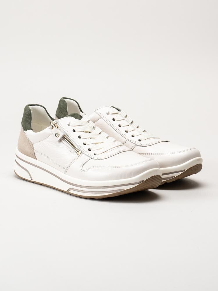 Ara - Sapporo 2.0 - Off white sneakers i skinn