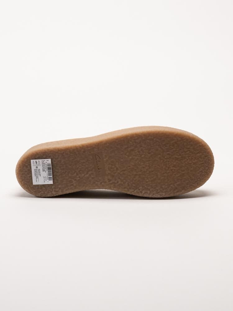 Clarks - Barleigh Low - Vita slip on skor i skinn