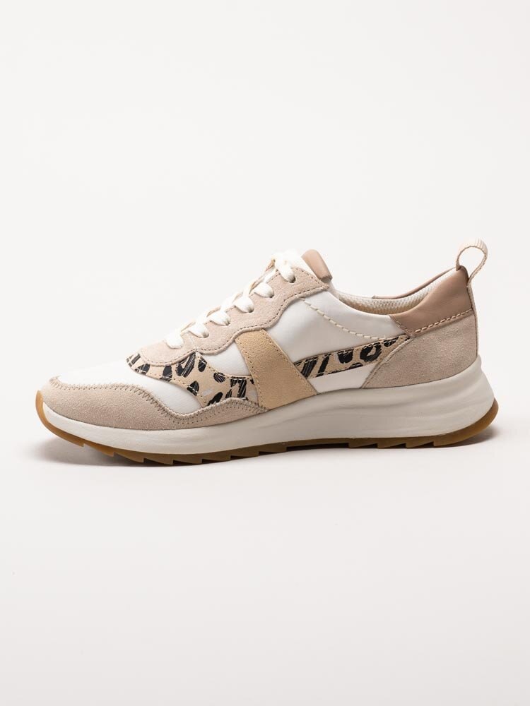 Clarks - Dashlite Jazz - Beige sneakers i mocka