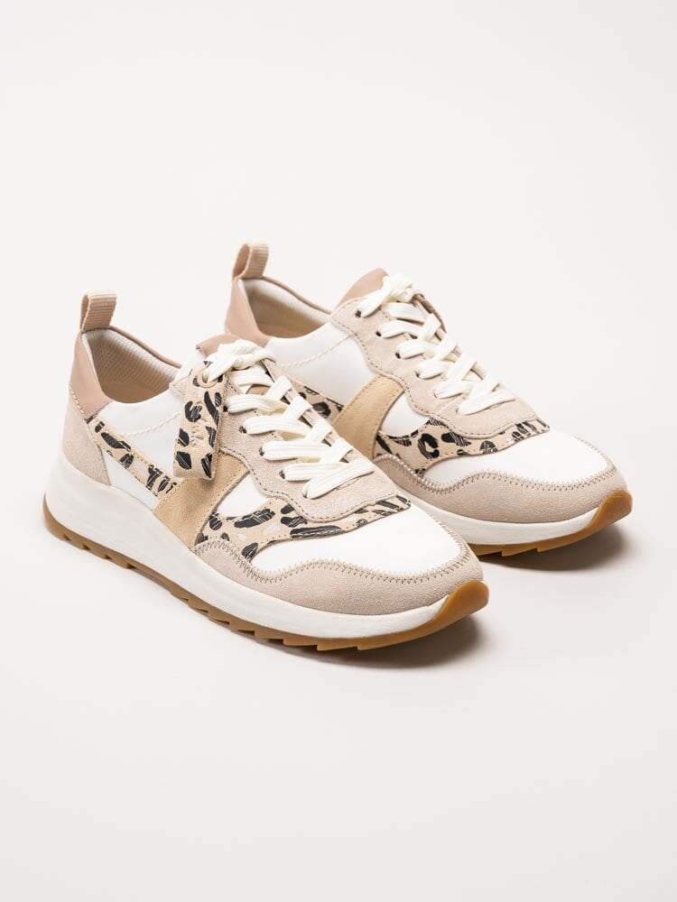 Clarks - Dashlite Jazz - Beige sneakers i mocka