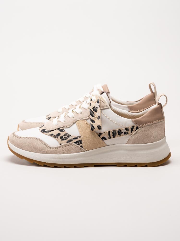 Clarks - Dashlite Jazz - Beige sneakers i mocka