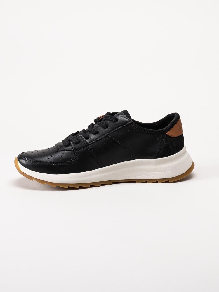 Clarks - Dashlite Run - Svarta sneakers i skinn