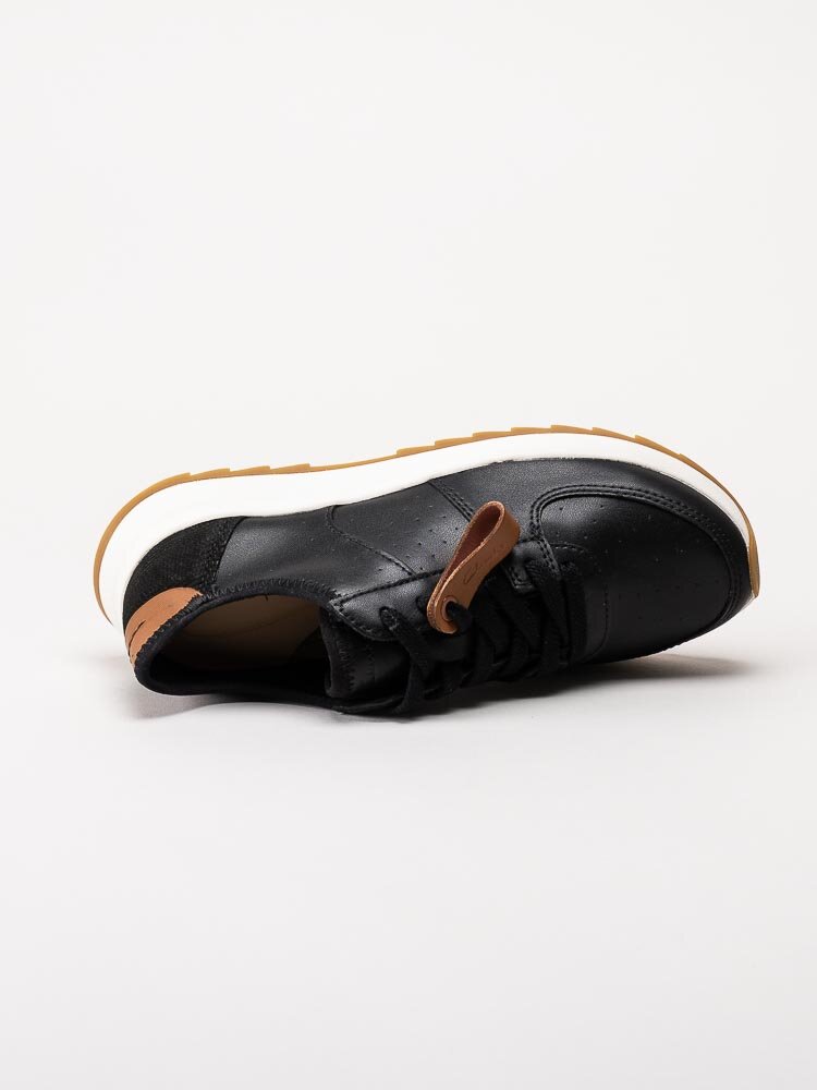 Clarks - Dashlite Run - Svarta sneakers i skinn