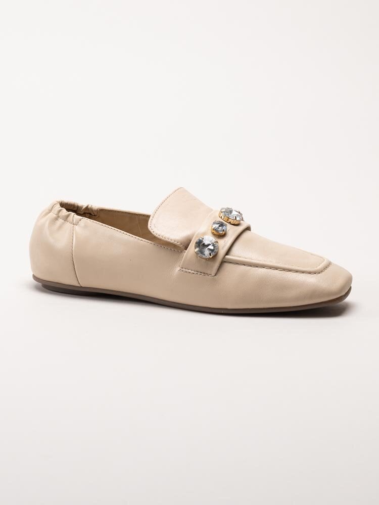 Copenhagen Shoes - Oh Lord - Beige loafers i skinn