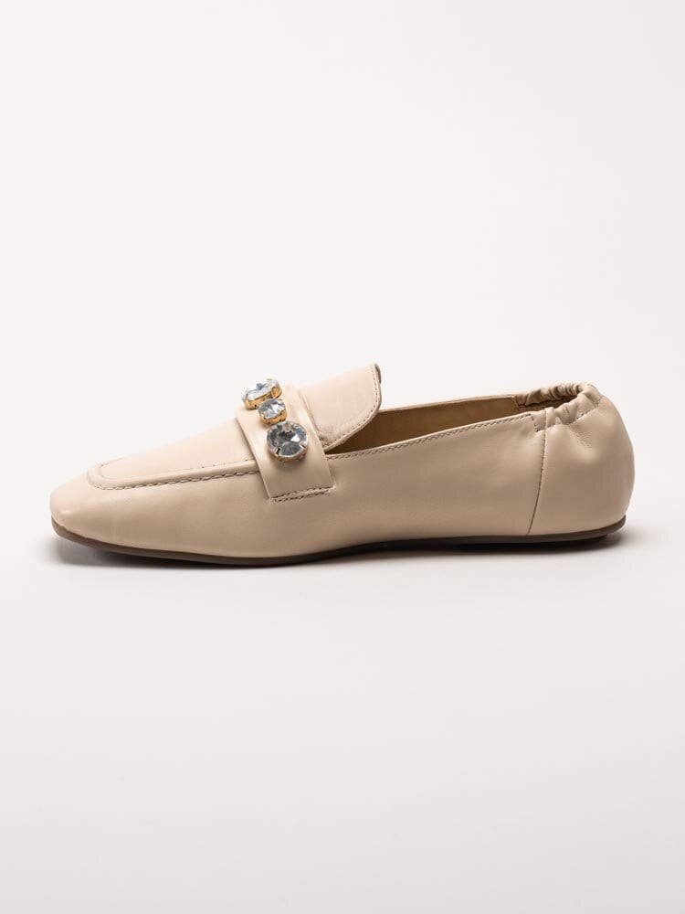 Copenhagen Shoes - Oh Lord - Beige loafers i skinn