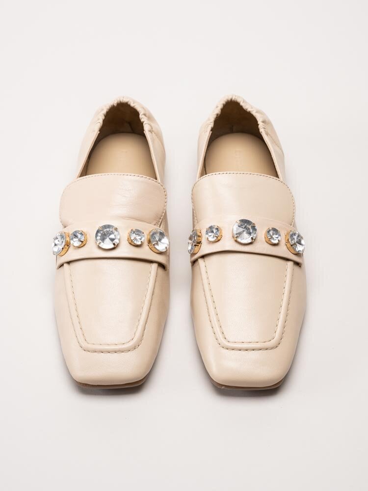 Copenhagen Shoes - Oh Lord - Beige loafers i skinn
