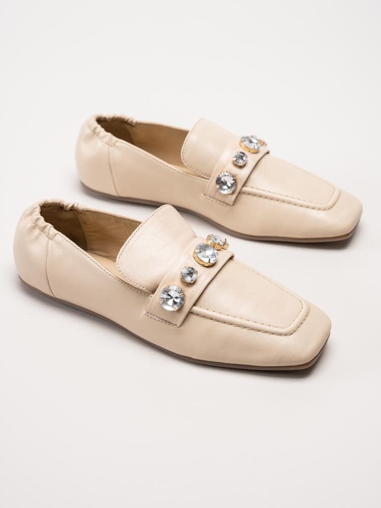 Copenhagen Shoes - Oh Lord - Beige loafers i skinn