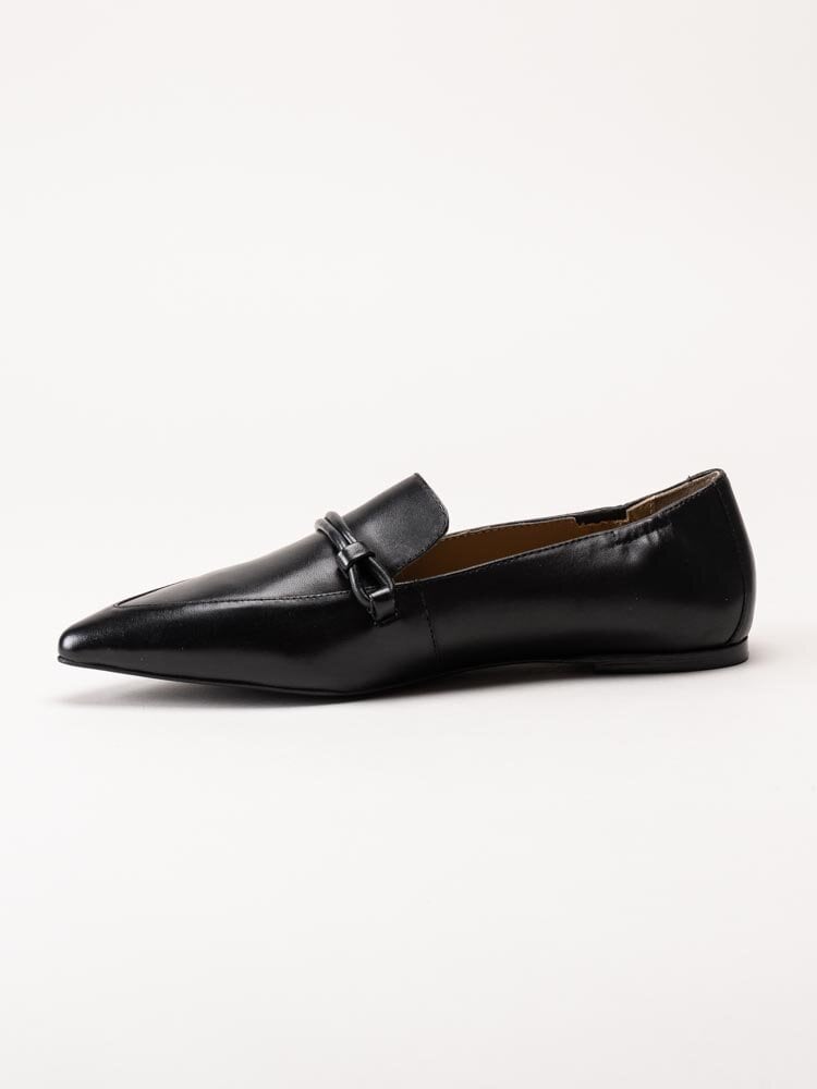 Copenhagen Shoes - Be You - Svarta spetsiga loafers i skinn