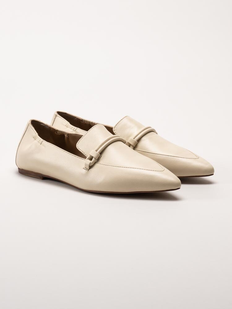 Copenhagen Shoes - Be You - Beige spetsiga loafers i skinn