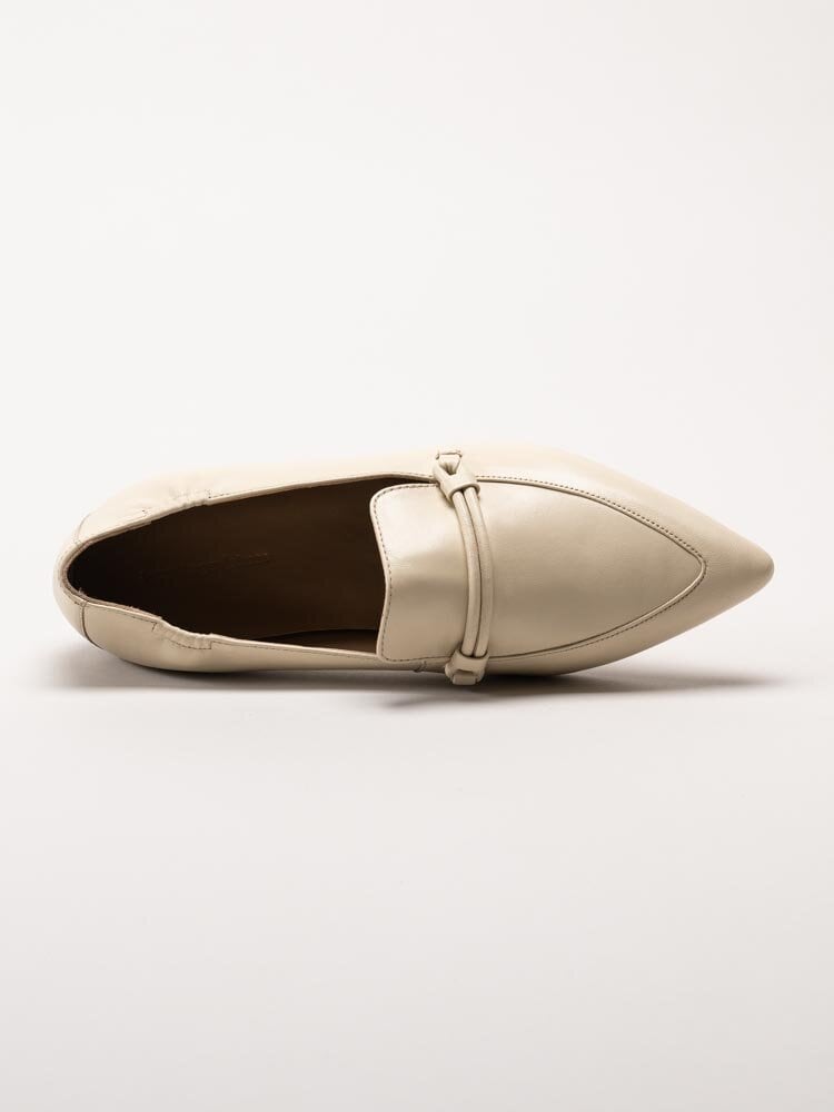 Copenhagen Shoes - Be You - Beige spetsiga loafers i skinn