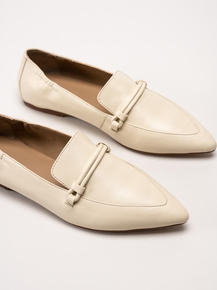 Copenhagen Shoes - Be You - Beige spetsiga loafers i skinn